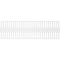 Ekena Millwork Set of Four Panels for 94 1/2"W x 28 1/4"H Cedar Park Fretwork Wainscot Wall Paneling WPKP14X01X47CRP - alternate 3